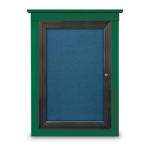 Sliding Glass Enclosed Letterboard, 96"x4